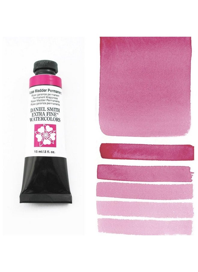 Daniel Smith - Extra Fine Watercolor 15Ml Paint Tube Rose Madder Permanent 0.5 Fl Oz (Pack Of 1) - Image 1