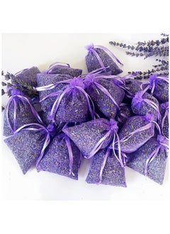 KASTWAVE 5A Lavender Sachet 10g 10pcs Natural Lavender Dried Flower Bag Scent Sachet Drawer Freshener Premium Grade Dried Lavender Deodorizer Freshener for Drawers and Closets Home Car Fragrance Product  - Image 1