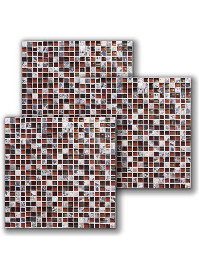 الأزرق جي دبليو 10 قطع من الستيكر الفسيفساء الأنيقة ، بلاط السيراميك ، مطبخ مقاوم للماء ، ملصقات الحائط القابلة للإزالة ، ملصقات أرضية غرفة النوم - Image 1