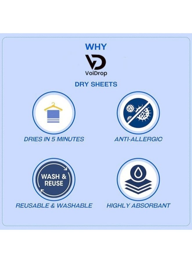 VoiDrop - VOIDROP Baby New Born Combo Waterproof Bed Sheet-set of 3 Incontinence Bed Protector Washable Crib Mattress Sheets for Baby Toddlers Children Adults Pets Blue purple red Cotton Microfiber Fabric - Image 1