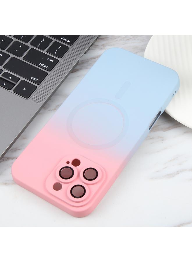 S-TOP Case For iPhone 16 Pro Max Liquid TPU Silicone Gradient MagSafe Phone Case - Image 4