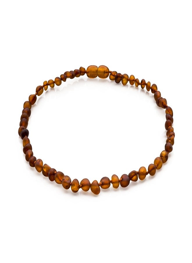 Baltic Proud Amber Necklace for Women and Men (Authentic, Certified) - 18 inches, Cognac Raw (Unpolished) - Unisex Amber Jewelry for Adults - Bead Necklace - Image 2