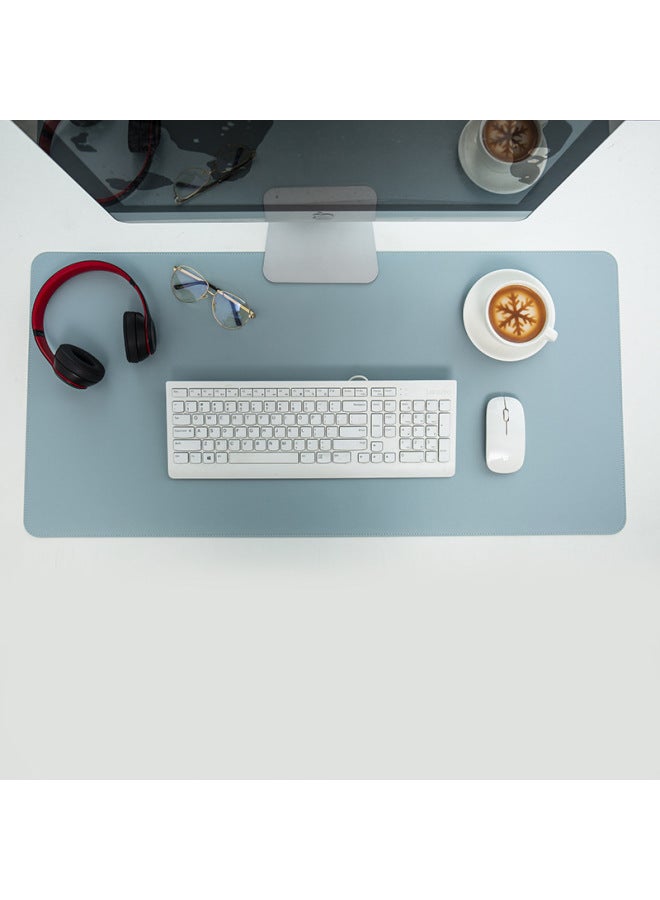 Digital Computer Mouse Pad Gaming Mouse Mat High Quality Fabric Surface Anti-slip Rubber Base-Color:80*40 Car Line-Pattern:Single Side Sky Blue