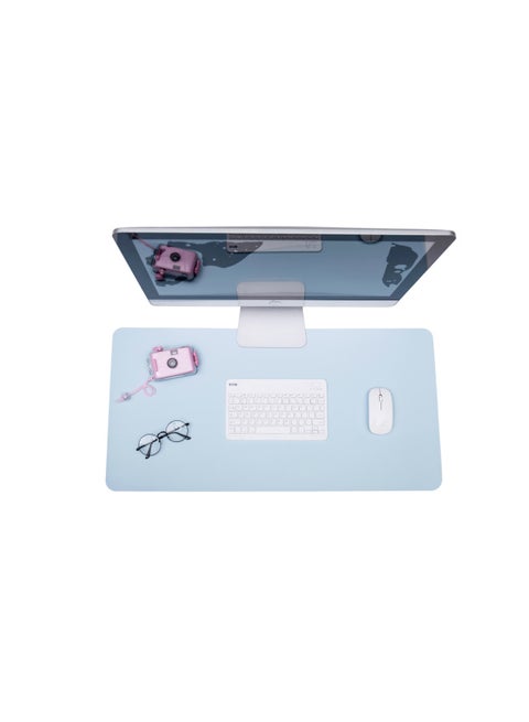 Digital Computer Mouse Pad Gaming Mouse Mat High Quality Fabric Surface Anti-slip Rubber Base-Color:80*40 Car Line-Pattern:Single Side Sky Blue
