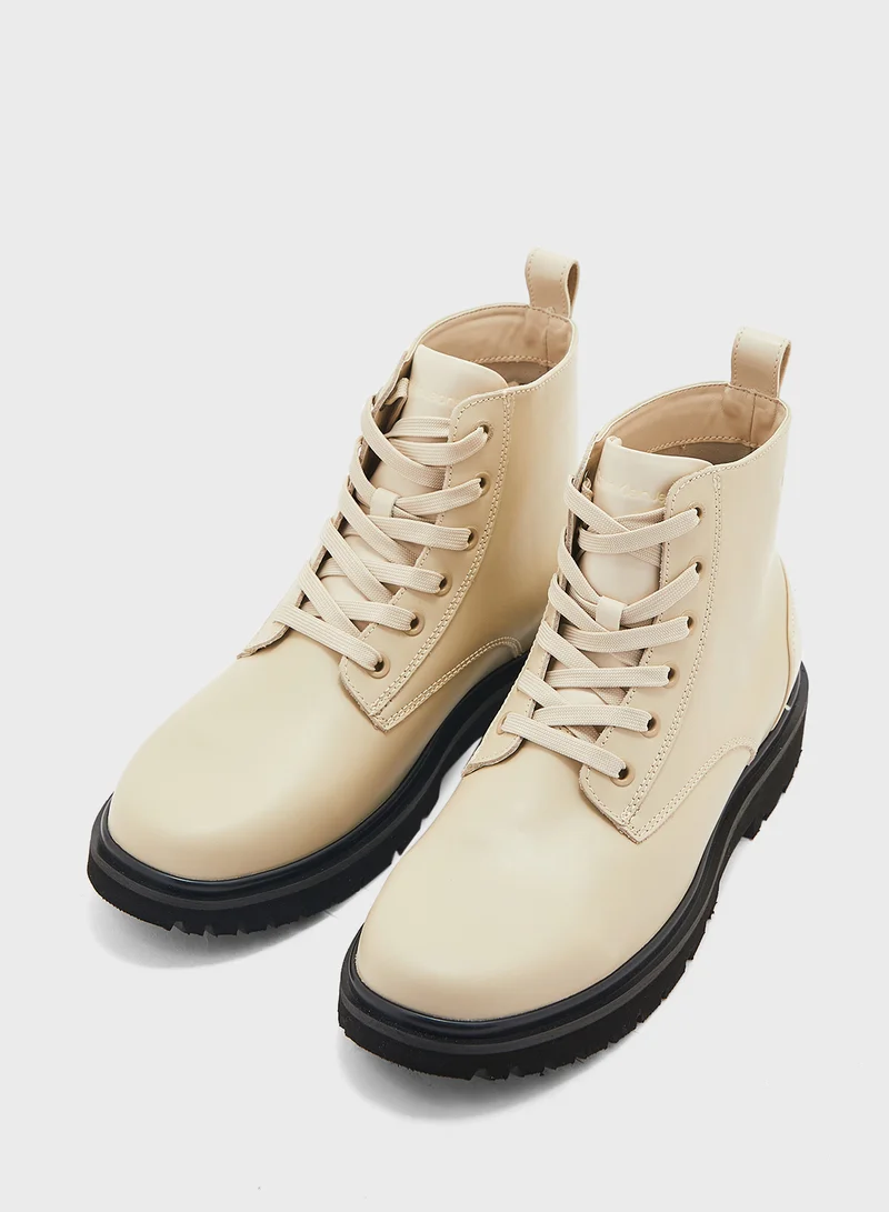 Calvin Klein Jeans EVA BOOT MID LACEUP MG LTH