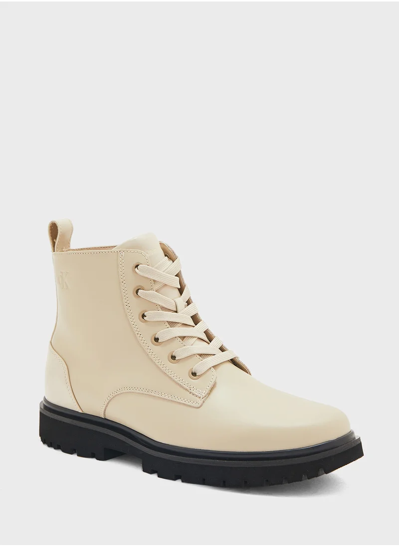 Calvin Klein Jeans EVA BOOT MID LACEUP MG LTH