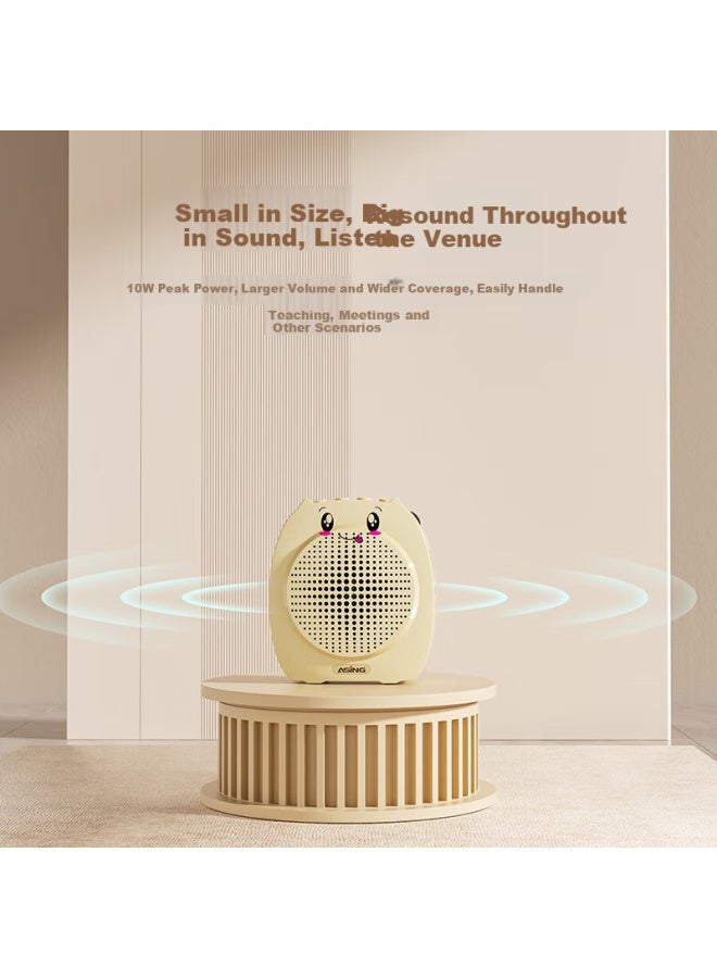 ASING T11 Wireless Lapel Amplifier, Handheld Microphone For Teachers, Ppt Page-turning Microphone, High Volume, Anti-howling Speaker - Image 4