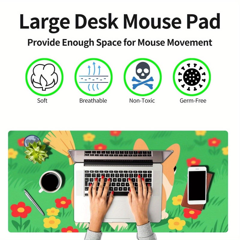 Customized Large Desk Mat 40x90 Mouse Pad For Office Gaming Laptop - Image 4