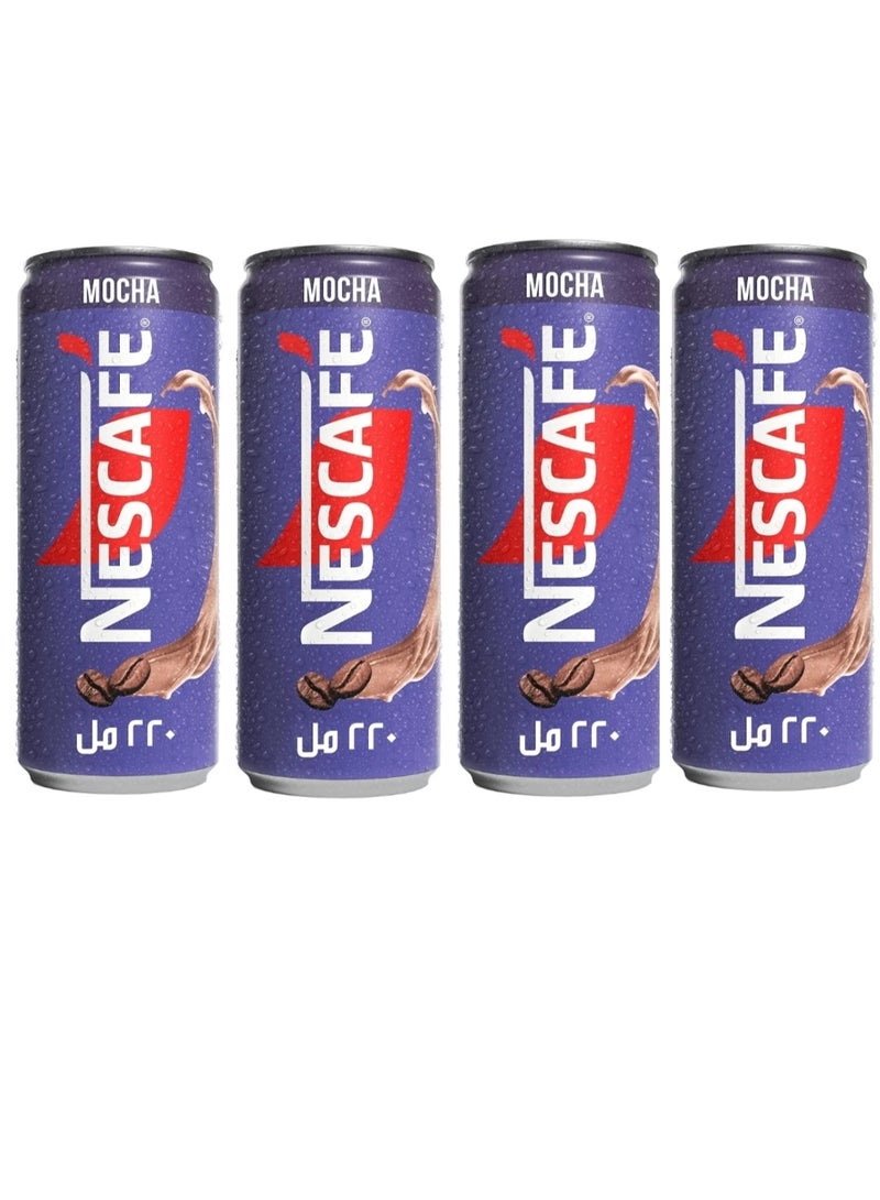 nescafe ice mocha 220ml X 4Cans 220ml Pack of 4
