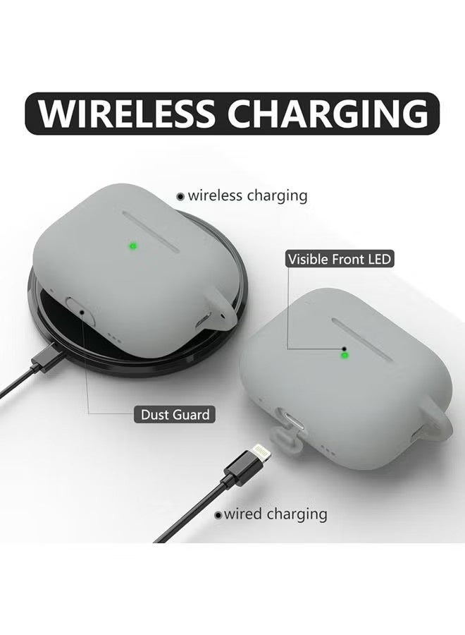 Soft Silicone Protective Case Cover for AirPods 3 with Cleaner Kit and Keychain - Image 5