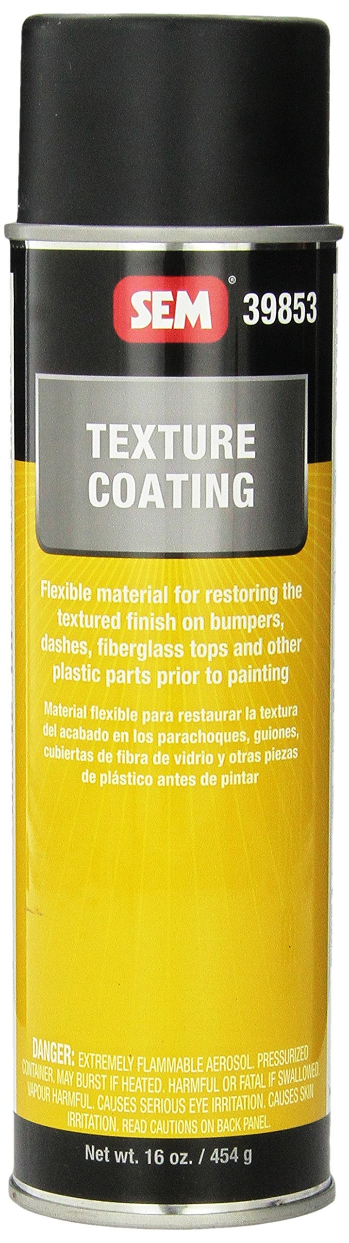 SEM 39853 Black Texture Coating Spray Aerosol - 16 oz. - Image 4
