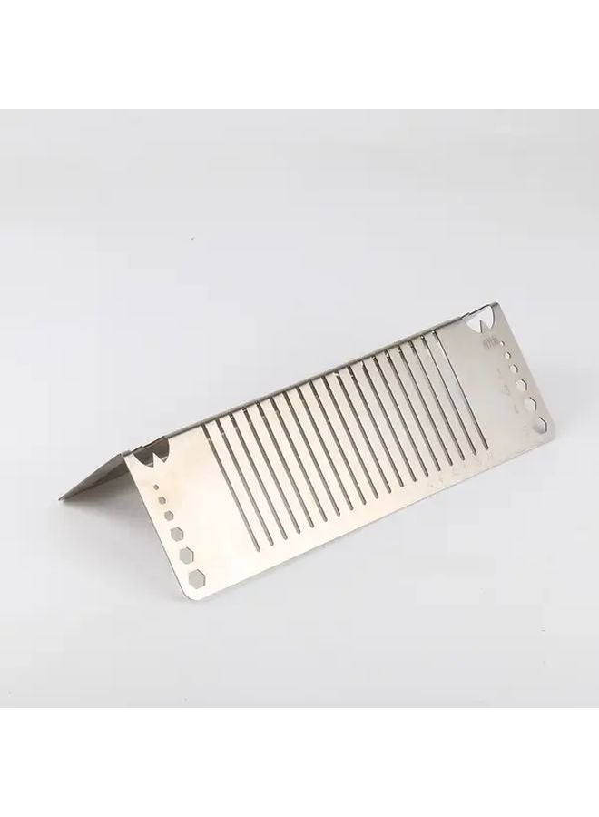 أداة وضع العلامات القوسية فولاد الأدوات زاوية أنبوب مربع ثني المعادن دليل اللحام - Image 1