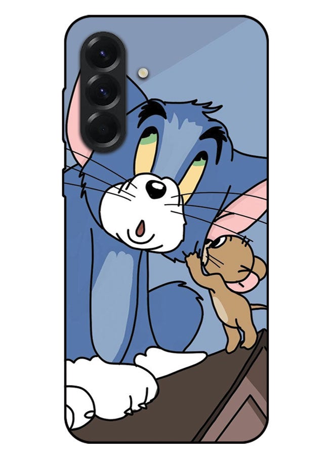 الصيد العين غطاء حماية مطبوع لهاتف سامسونج جالاكسي A36 - توم وجيري - Image 1