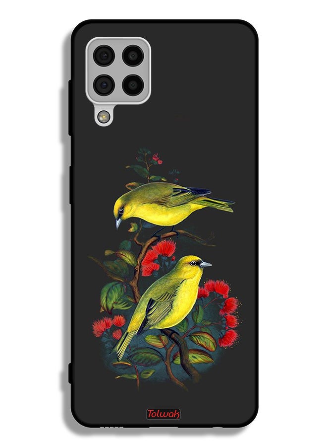 Tolwak Samsung Galaxy A22 4G Protective Case Cover Birds - Image 1