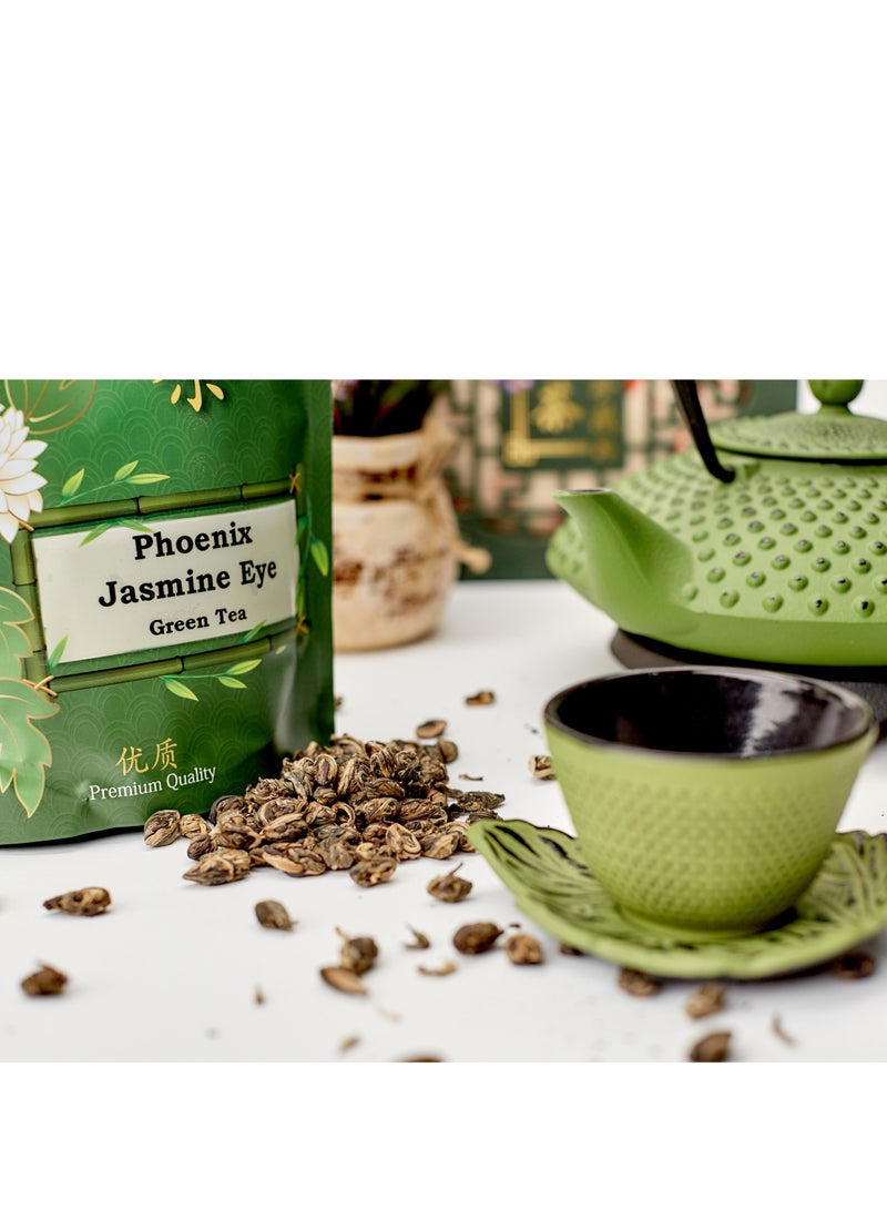 تيلاند شاي أخضر ممتاز فينيكس الياسمين للعين عشبي قابض خفيف للعطش يروي العطش أصلي وغني بمضادات الأكسدة 200 جرام - Image 5