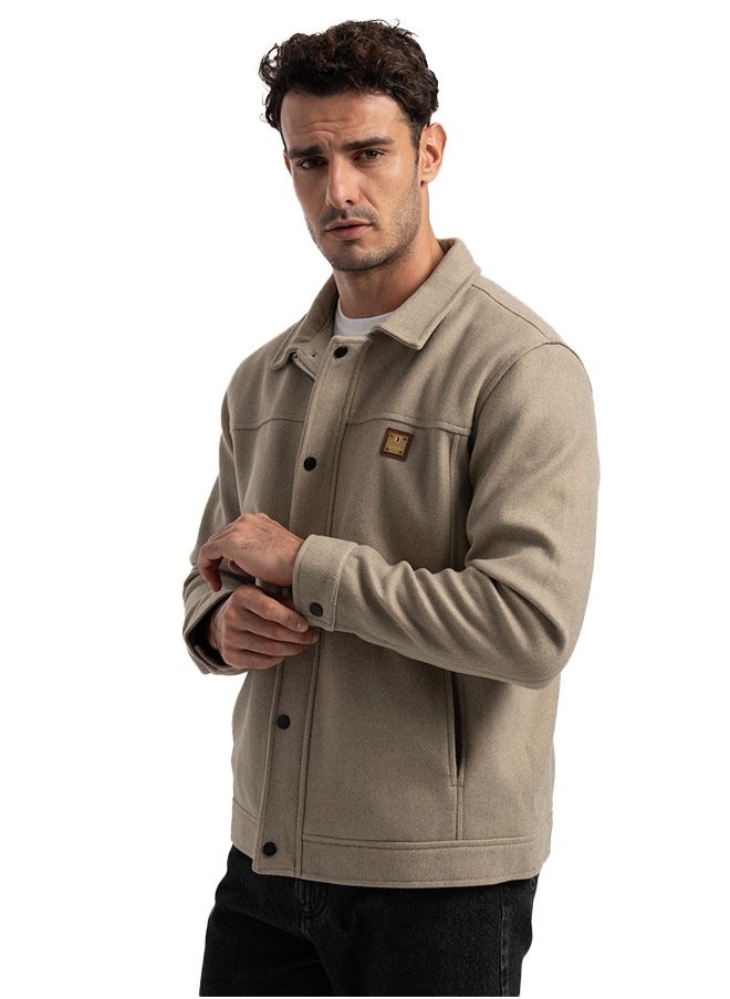 clever Men's Gogh Jacket -With Collar With Fur -  - Image 3
