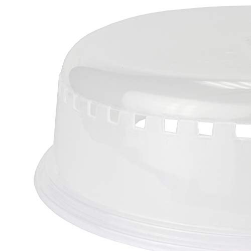 Chef Craft Classic Microwave Cover, 10 inches in diameter, Clear - Image 2