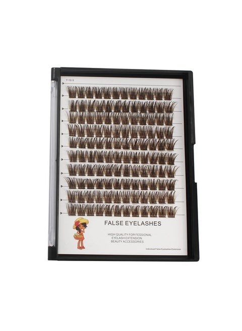 Wide Stem With Various Colored False Eyelashes D Curl Eyelash String 1020Mm Choose Professional Makeup Personal Eyelash String Grafted Eyelash Extension Cluster（Bn12Mm）