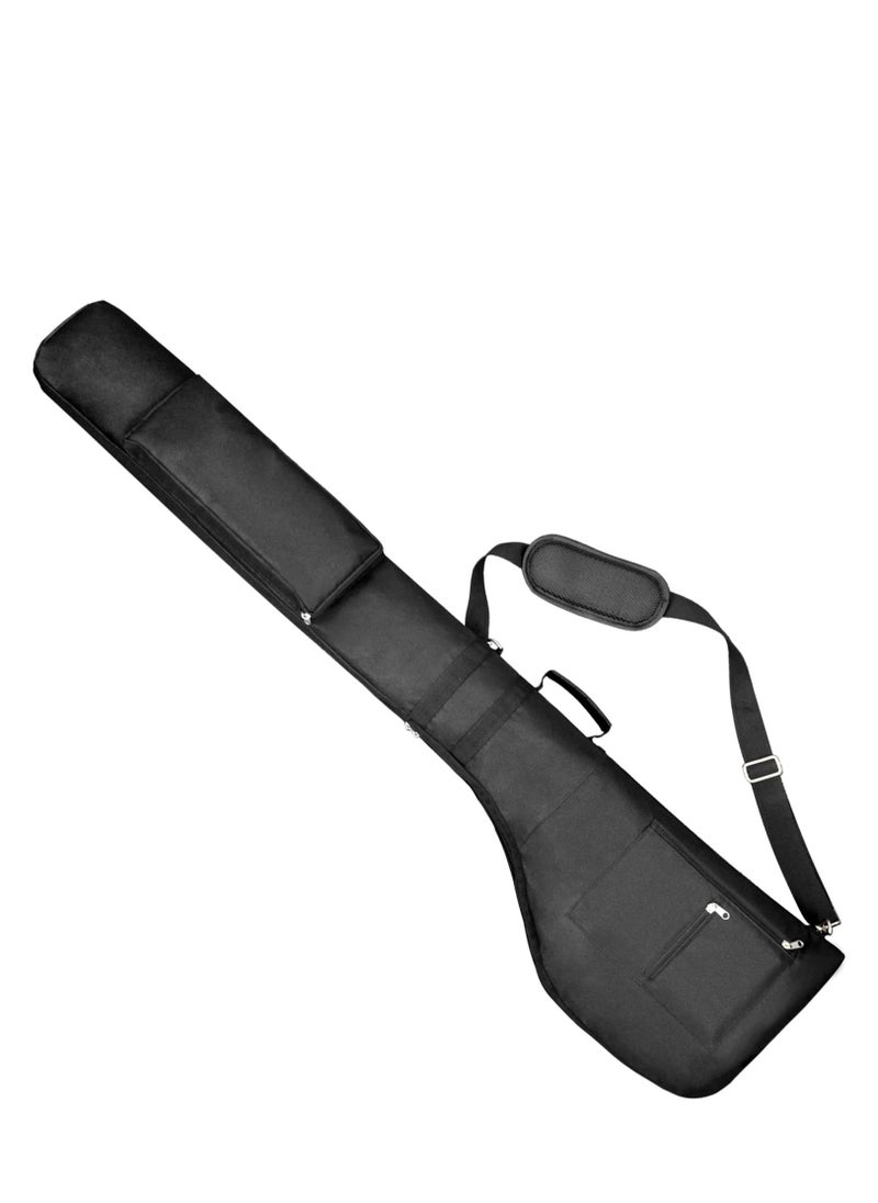 Captaintech Lightweight Foldable Golf Carry Bag for 8-10 Clubs, Waterproof Sunday Golf Case with Strap, Ideal Small Travel Bag for Driving Range and Weekend Play.  - Image 1