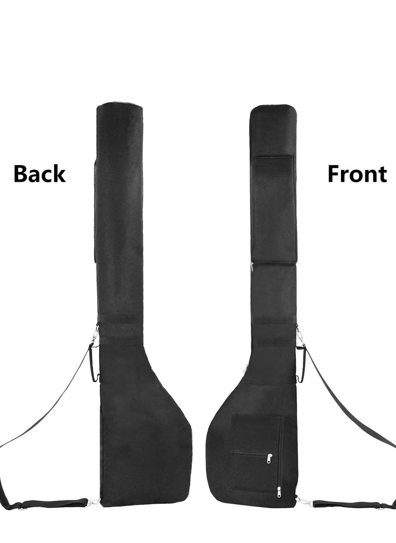 Captaintech Lightweight Foldable Golf Carry Bag for 8-10 Clubs, Waterproof Sunday Golf Case with Strap, Ideal Small Travel Bag for Driving Range and Weekend Play.  - Image 3