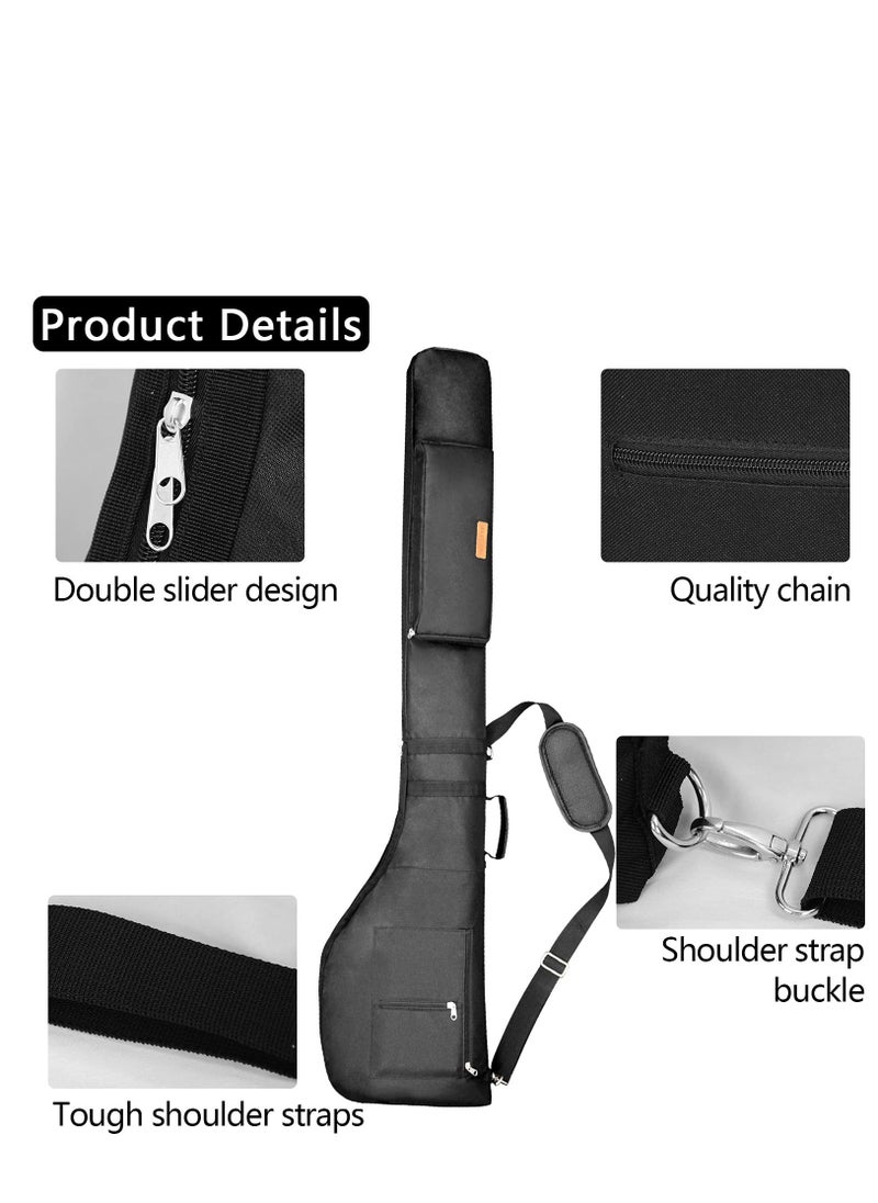 Captaintech Lightweight Foldable Golf Carry Bag for 8-10 Clubs, Waterproof Sunday Golf Case with Strap, Ideal Small Travel Bag for Driving Range and Weekend Play.  - Image 4