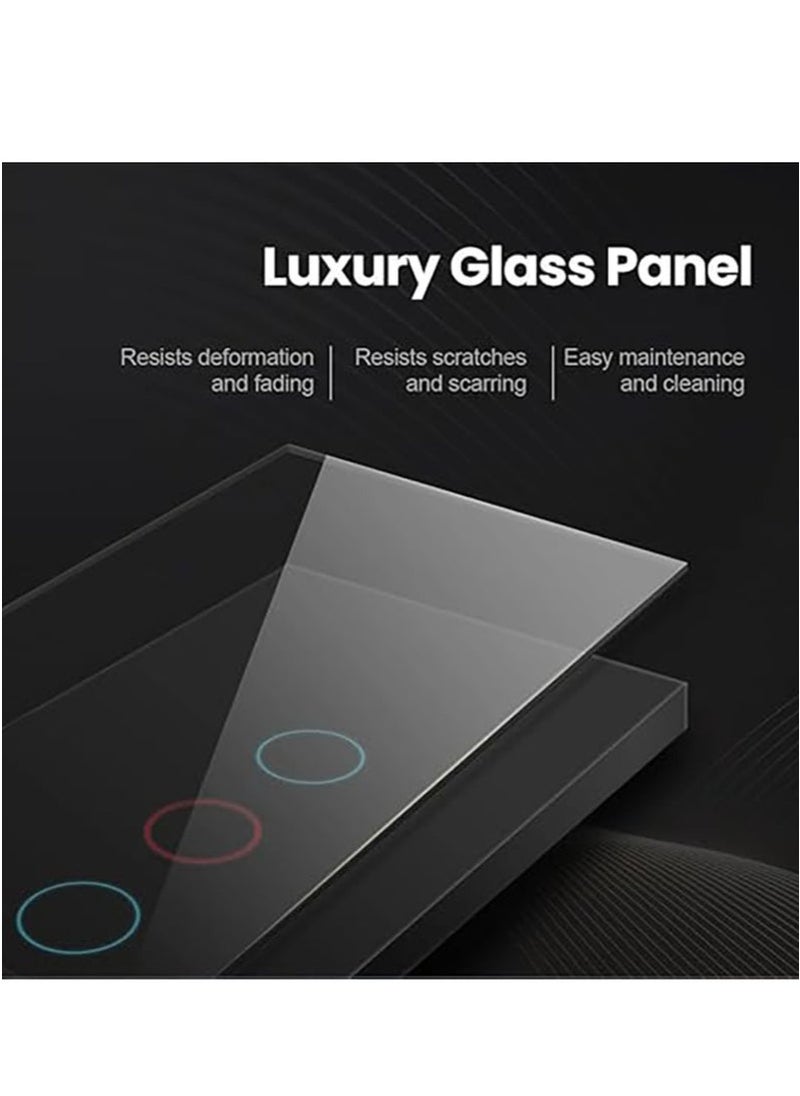 Tuya Smart Zigbee 3 Gang Light Touch Switch Works with Amazon Alexa and Google Home