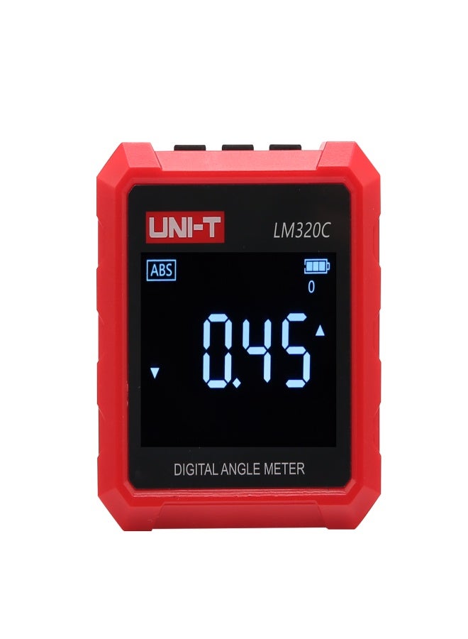 UNI-T Digital Inclinometer LM320C Magnetic Angle Meter Level Gauge 4x90° Protractor Goniometer Tool - Image 1