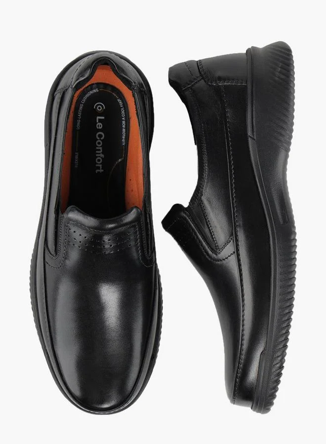 Le Confort Men Leather Slip-On Loafers