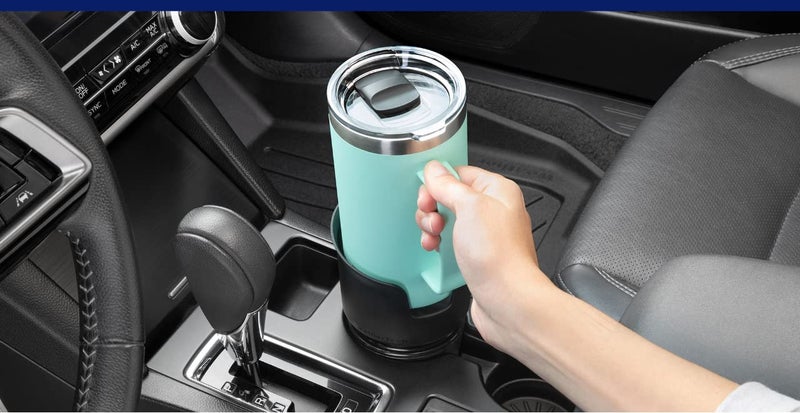 WeatherTech حامل كوب القهوة WeatherTech، كوب قهوة، 24 أونصة، أسود - Image 5