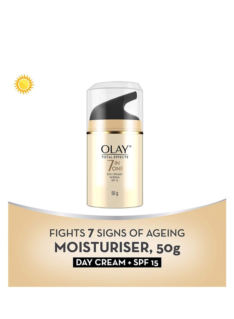 أولاي توتال إفكتس كريم النهار 7 في 1 عادي بعامل حماية من الشمس 15 سعة 50 جم - Image 3