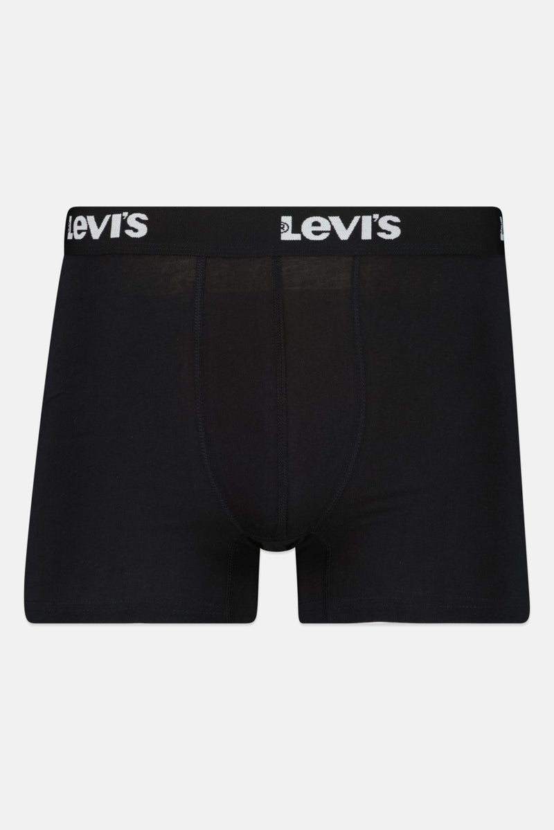 Levi's Men 4 Pack Brand Logo Boxer Brief, Multicolor - Image 3