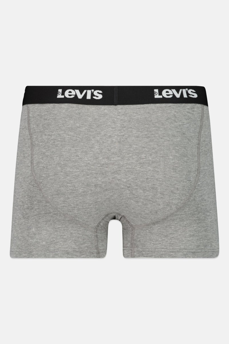 Levi's Men 4 Pack Brand Logo Boxer Brief, Multicolor - Image 5