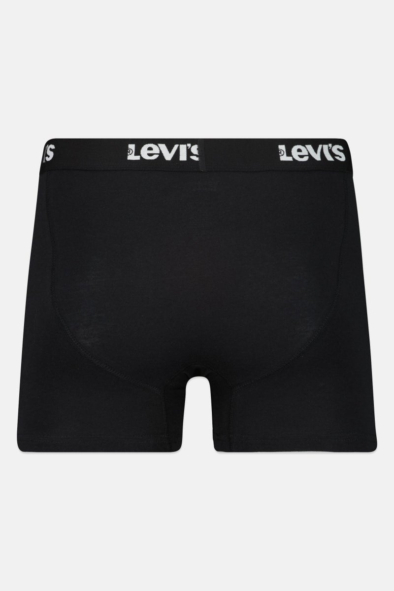 Levi's Men 4 Pack Brand Logo Boxer Brief, Multicolor - Image 2