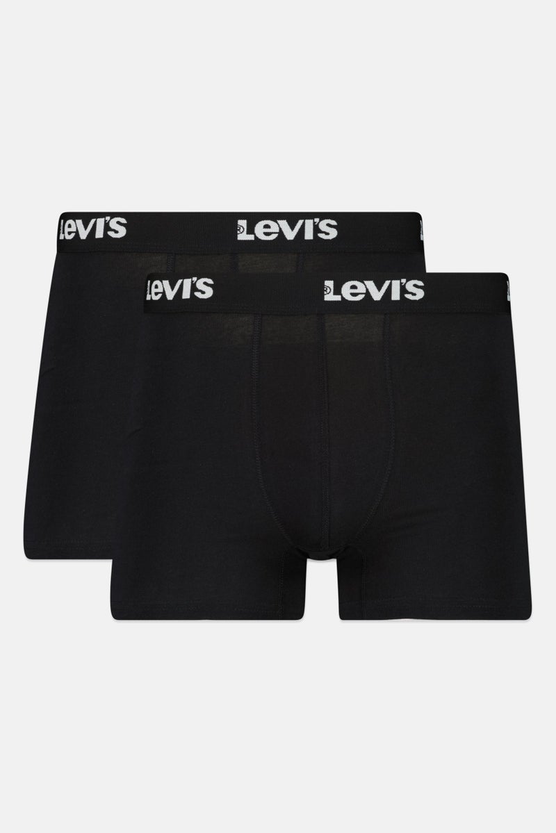 Levi's Men 4 Pack Brand Logo Boxer Brief, Multicolor - Image 4