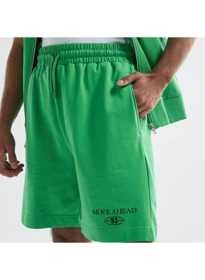 Splash FAV Printed Shorts with Drawstring Closure and Pockets