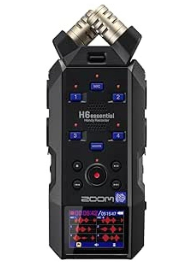زوم - Zoom H6essential مع 32 بت Float، وإمكانية الوصول، ومسجل محمول ذو 6 مسارات - Image 1