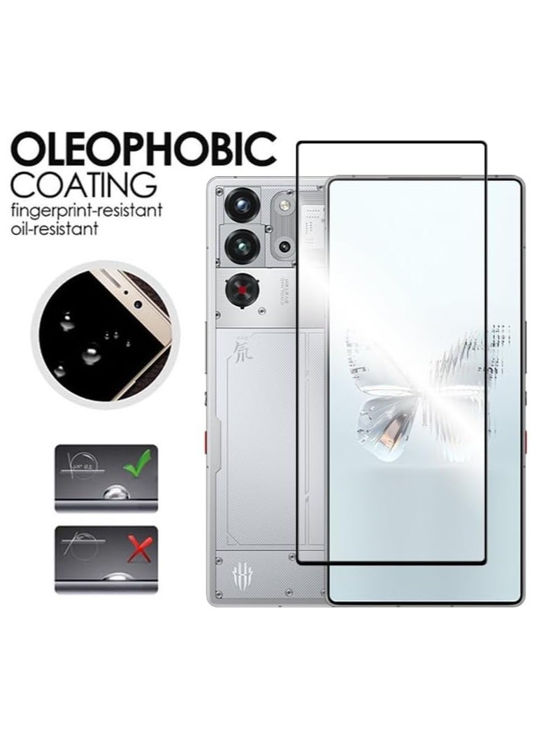 Screen Protector for Red Magic 10 Pro/Red Magic 10 Pro Plus, Anti-Scratch, High Transparency, Anti-fingerprint, Bubble-Free, Premium Screen Protector Tempered Glass For Red Magic 10 Pro  - Image 2