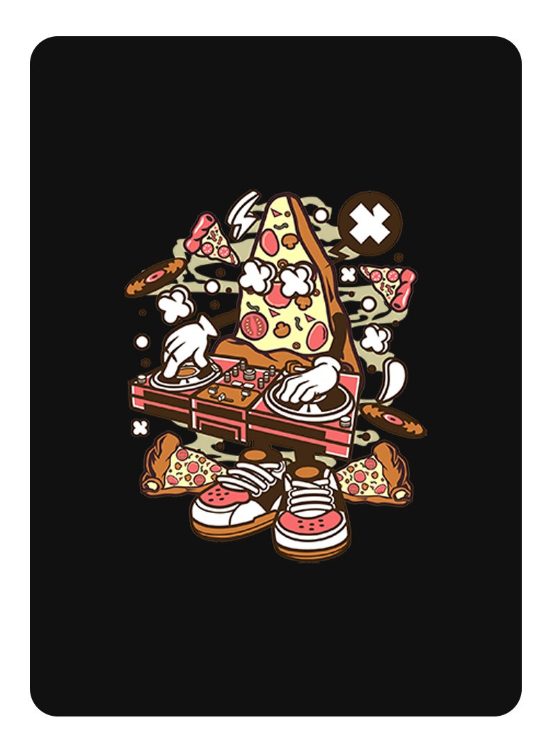 Theodor Protective Flip Case For Samsung Galaxy Tab S9 Plus With Trifold Stand Auto Wake Sleep Shockproof Cover Pizza dj  copy - Image 1