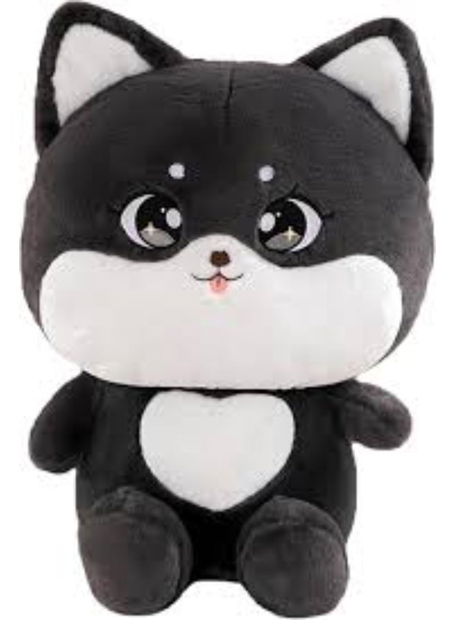 Adorable Black Cat Plush Toy, Soft Stuffed Animal Pillow for Kids, Suitable for Hugging & Cuddling (9.8") - Image 1