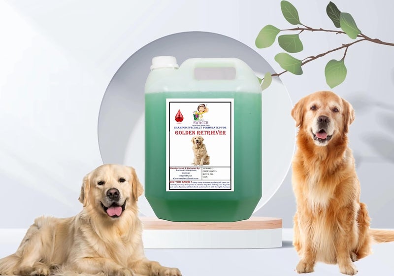 SWACCH Shampoo Specially FORMULATED for Golden Retriever 10 Litre NEEM ALOVERA - Image 2
