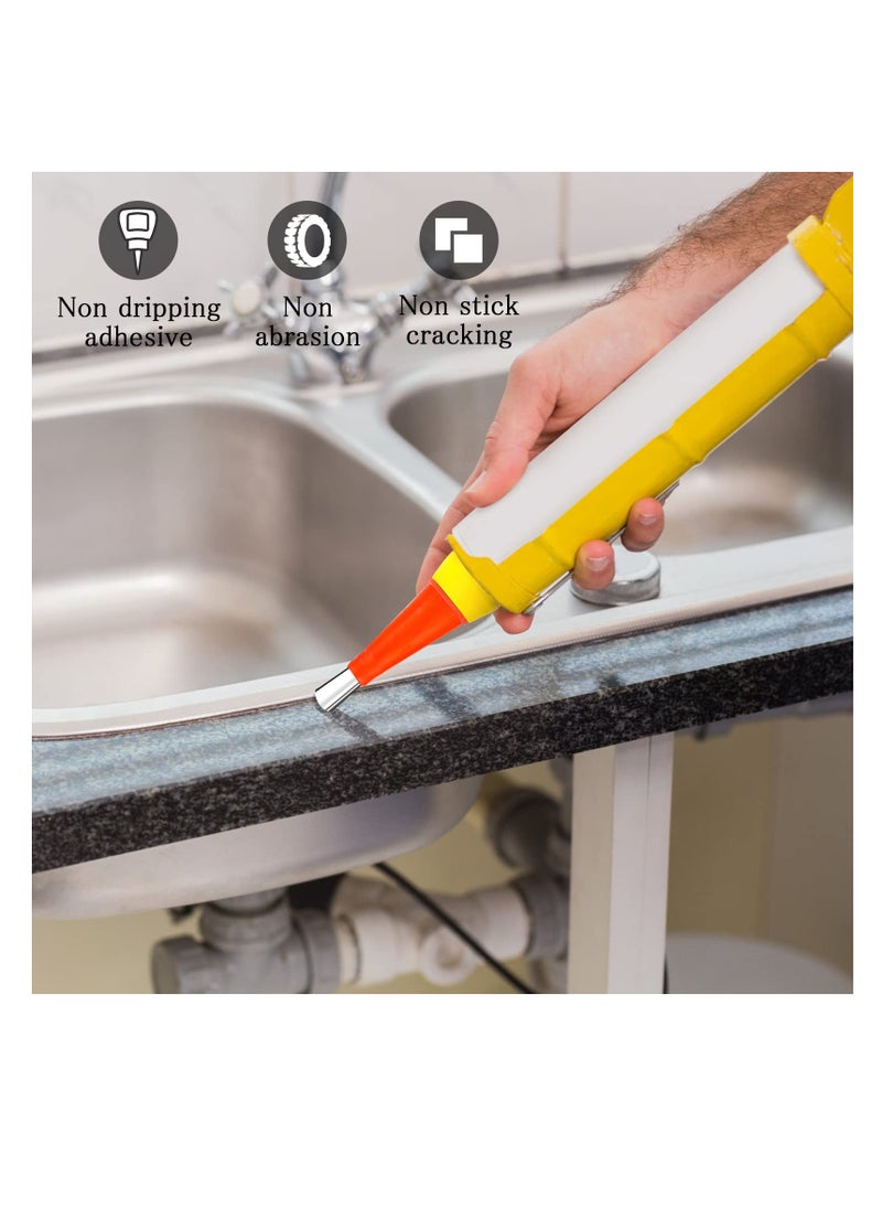 Generic - Universal 20-Piece Upgraded Caulking Finisher Tool Kit with Rubber Nozzles, Easy-to-Use Applicator Set for Home Improvement and DIY Projects. - Image 1