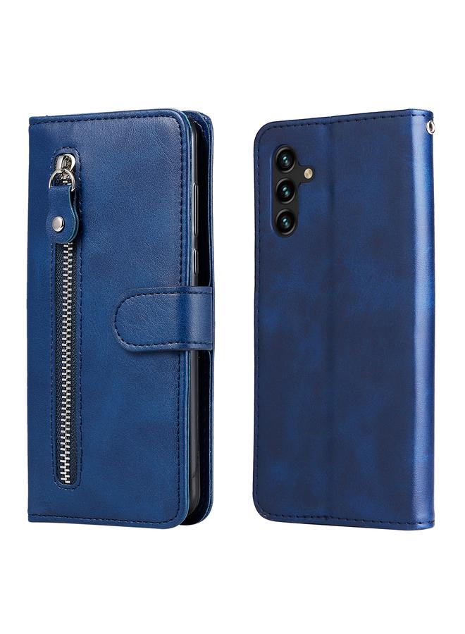 S-TOP Case For Samsung Galaxy A13 5G Calf Texture Zipper Horizontal Flip Leather Phone Case - Image 1