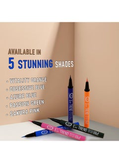 Fashion Colour TREND SKETCH LINER Oh My Eyes Quick-Dry Long Lasting Smudge-Proof Day to Night 03 AZURE BLUE 0.7ml  - Image 3