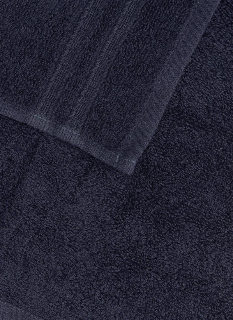 Matalan 4 Pack Navy 100% Egyptian Cotton Face Cloths