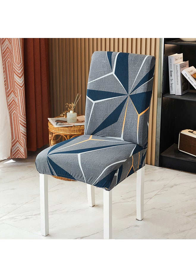Dust Proof Dining Chair Cover Set Geometric Chair Cover - Image 1