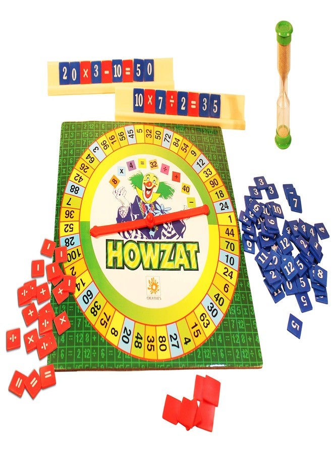 Creative's Creative’s Howzat| Equation Creating Board Game| Learn Fundamental Operations of Airthmetic (+, x, ÷) Basic Airthmetic Skills for Boys & Girls | Learning & Educational Board Games | Ages 9 & Up - Image 2