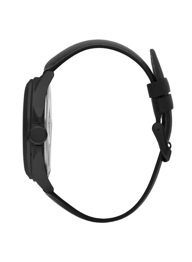 لي كوبر ساعة يد جلدية للرجال . بعقارب -  مم