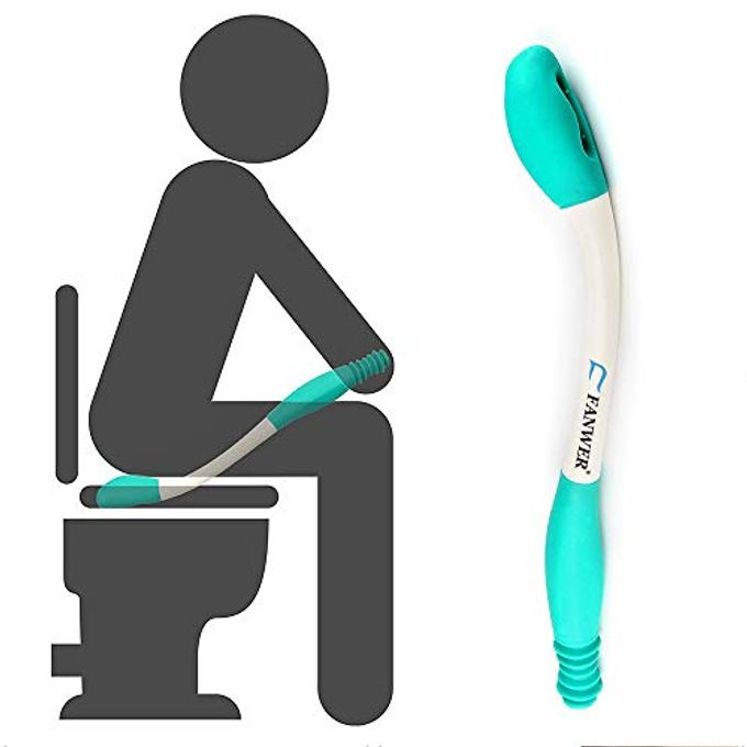 TOILET AIDS TOOLSLONG REACH COMFORT WIPEEXTENDS YOUR REACH OVER 15 GRIPS TOILET PAPER OR PREMOISTENED WIPES