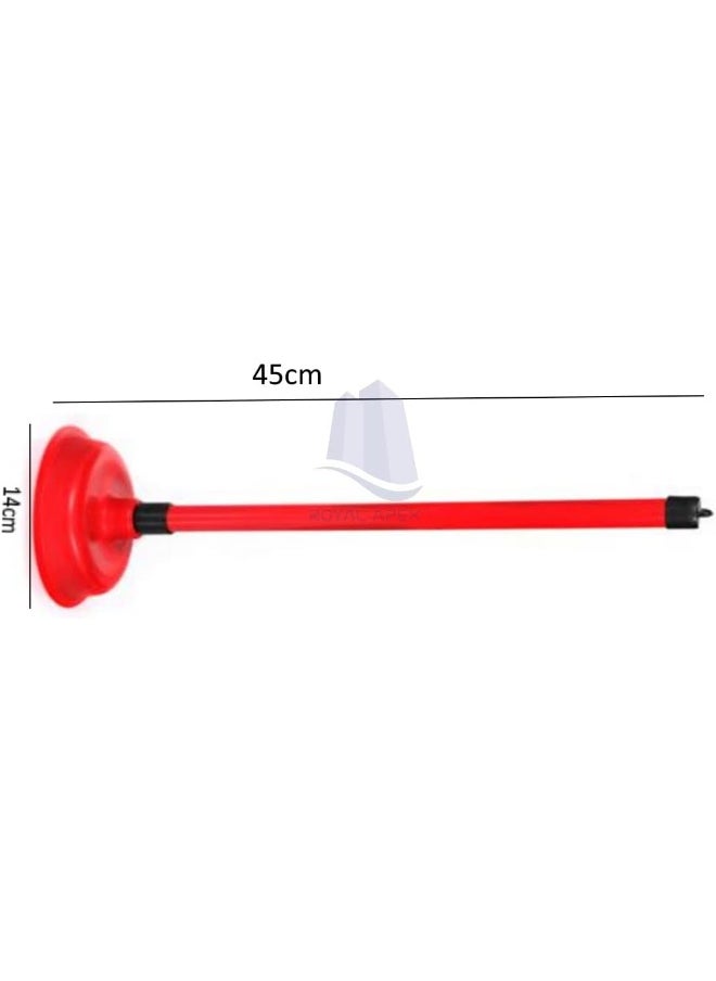 Royal Apex Multi-Purpose Powerful Suction Drain Cleaner Pump Toilet Kitchen Sink Bathroom Plunger  - Image 2