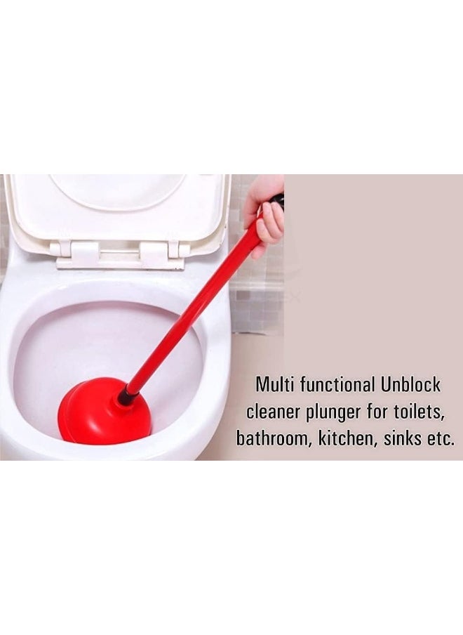 Royal Apex Multi-Purpose Powerful Suction Drain Cleaner Pump Toilet Kitchen Sink Bathroom Plunger  - Image 4